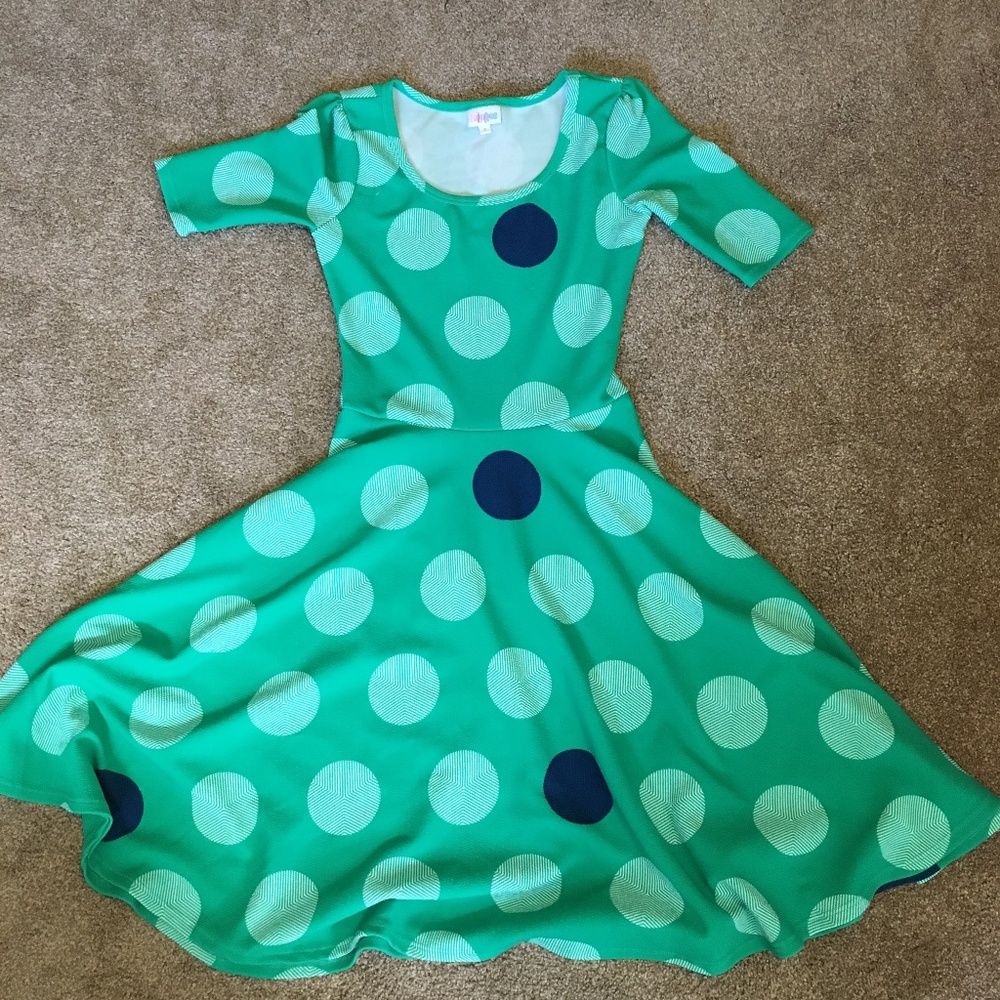Lularoe Amelia Polka Dots